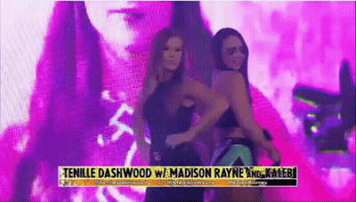 Women Dancing In Purple Background GIF
