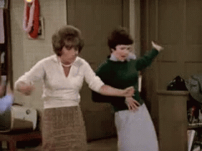 Women Dancing In Room GIF