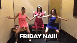 Women Dancing On Friday Vibes GIF