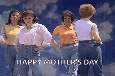 Women Dancing Under Blue Sky GIF