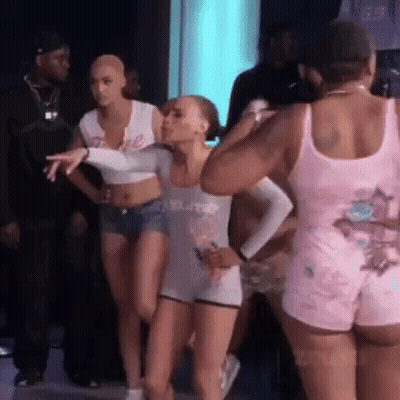 Women Dancing With Athletic Shirt GIF