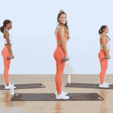 Women Doing Deadlift Exercise GIF