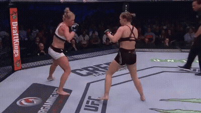 Women Fighting In Boxing Ring GIF