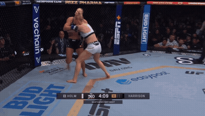 Women Fighting In Boxing Ring GIF
