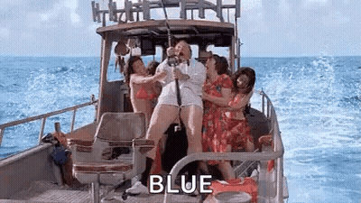 Women Fishing On Boat In Ocean GIF