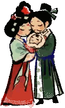 Women Holding Baby Sticker