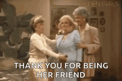 Women Holding Hands GIF
