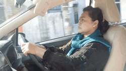 Women Manager Car Driving  GIF
