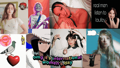 Women's Day Collage OMG It's International Women's Day GIF