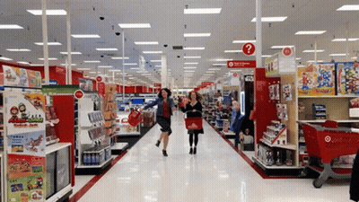 Women Shopping At Target Toys & Games GIF
