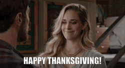 Women Talking Animated Happy Thanksgiving GIF