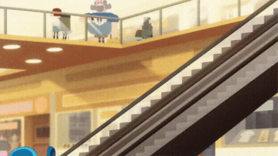 Women Talking In Supermarket GIF