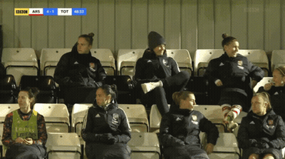 Women Watching Soccer Game 4-1 Score GIF