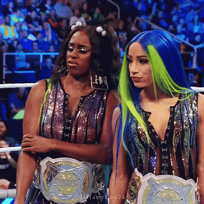 Women With Championship Belts GIF