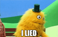 Wonder Showzen Yellow Pupper I Lied GIF