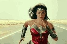 Wonder Woman Running GIF
