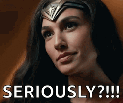 Wonder Woman Saying Seriously GIF