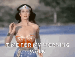 Wonder Woman Speed Walking GIF