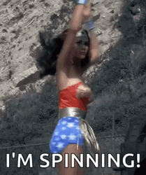 Wonder Woman Spinner GIF