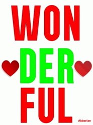 Wonderful Green Red Theme GIF