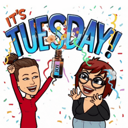 Wonderful Tuesday Celebration Confetti Cheers GIF