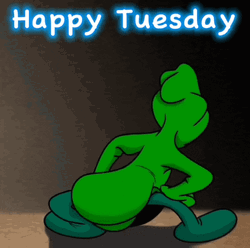 Wonderful Tuesday Twerking Backwards GIF