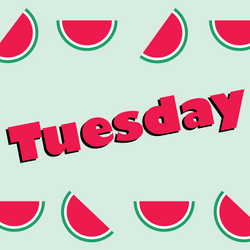 Wonderful Tuesday Watermelon Shaking Digital Arts GIF