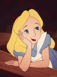 Wondering Alice In Wonderland GIF