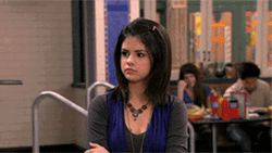 Wondering Confused Selena Gomez  GIF
