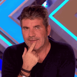 Wondering Simon Cowell Reaction GIF