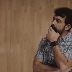 Wondering Thinking Rajiv  GIF