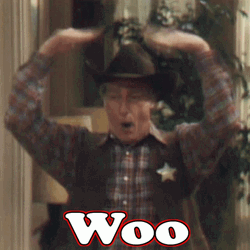 Woo Cowboy Burt Campbell Hands Rolling GIF