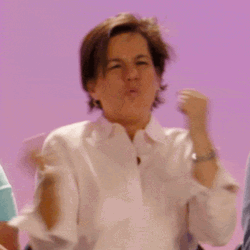 Woo Ecstatic Chest Pump Celebration GIF