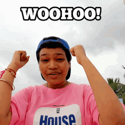 Woo Hoo Celebration Pump Hands GIF