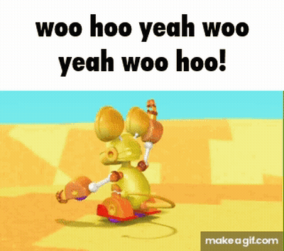 Woo Hoo Yeah Cartoon GIF