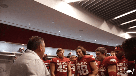 Woo Pig Arkansas Razorbacks Team Chanting GIF