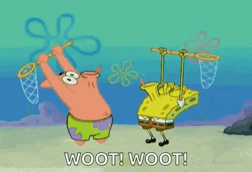 Woo Spongebob GIF