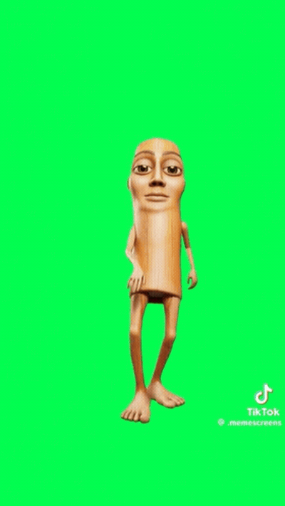 Wooden Statue Of Man With Face GIF