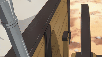 Wooden Wall With Metal Pipe GIF