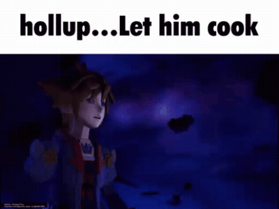 Woody And Sora From Kingdom Hearts Are Standing Next To Each Other In The Dark GIF