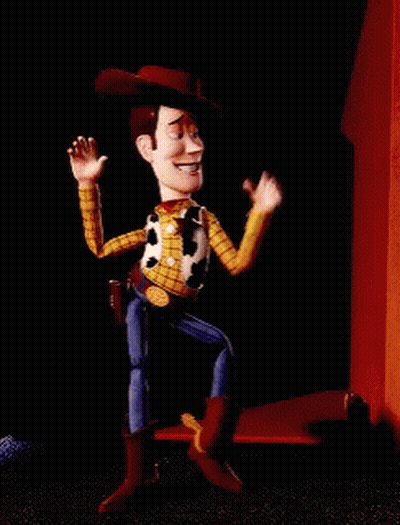 Woody Dancing In Dark Room GIF