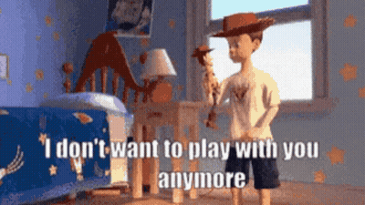 Woody From Toy Story Holding Wooden Hammer GIF