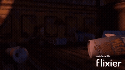 Woody From Toy Story Is Making A Scared Face With His Hands GIF