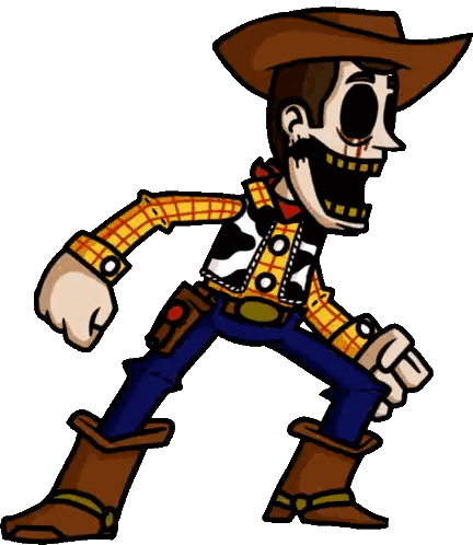 Woody From Toy Story With Cowboy Hat And Boots Sticker