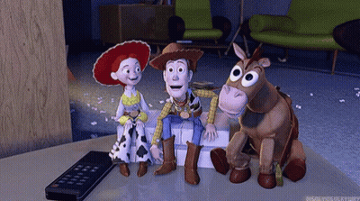 Woody Jessie Bullseye Toy Story With Remote GIF