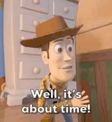 Woody Toy Story It Is Time GIF