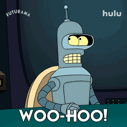 Woohoo Meme Futurama Bender GIF