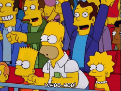 Woohoo Meme Homer Simpsons Bart Lisa GIF