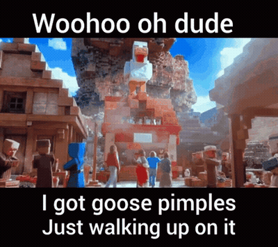 Woohoo Oh Dude I Got Goose Pimples Just Walking Up On It GIF