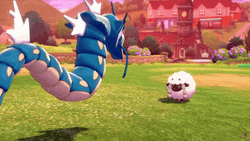 Wooloo Attacked By Gyarados GIF